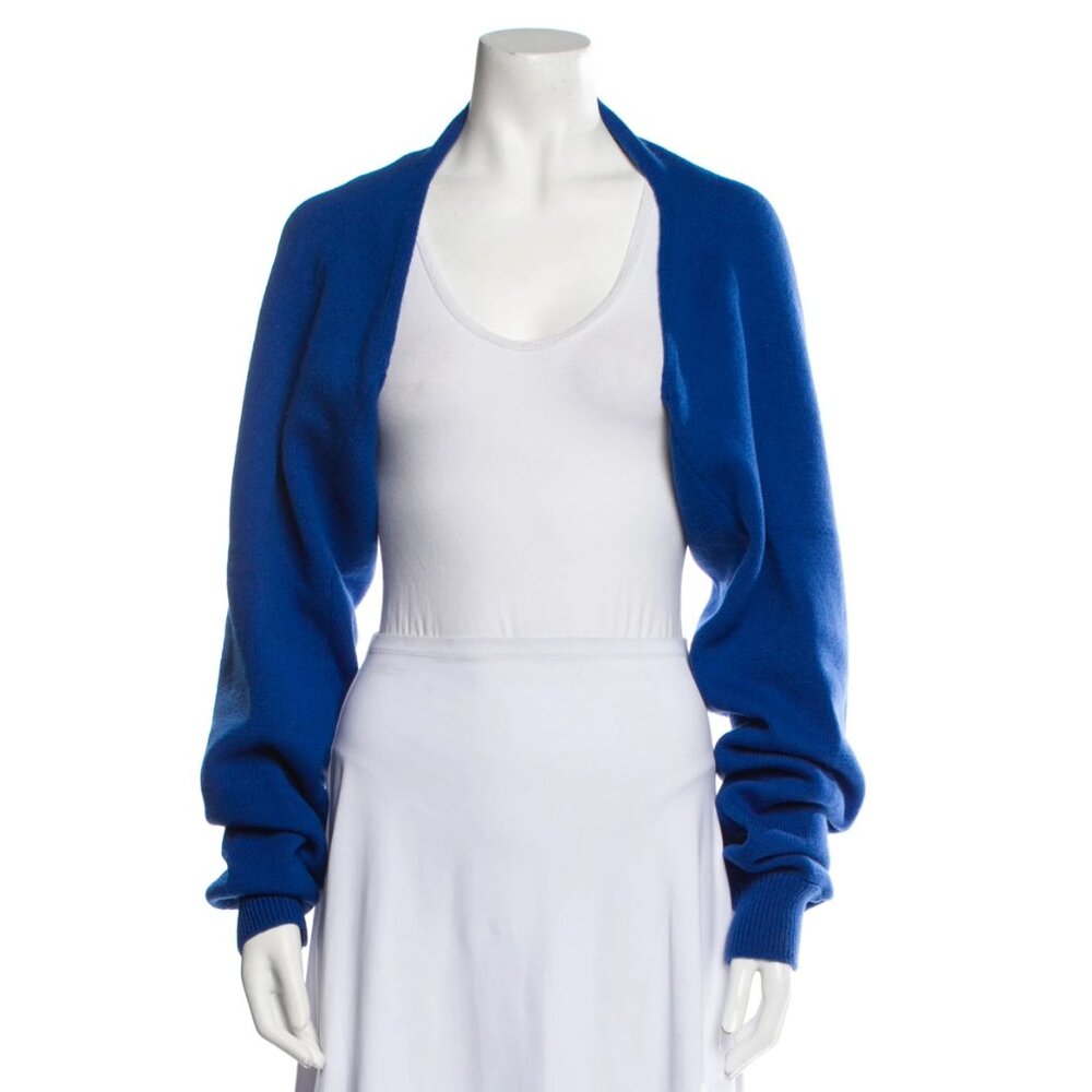 Tibi Airy Extrafine Wool Sleeve Shrug